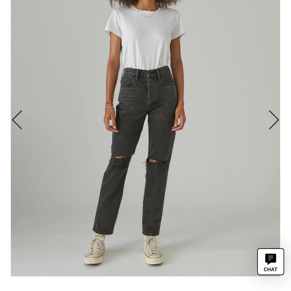 NWT Lucky Brand High Rise Taper Drew Mom Jeans